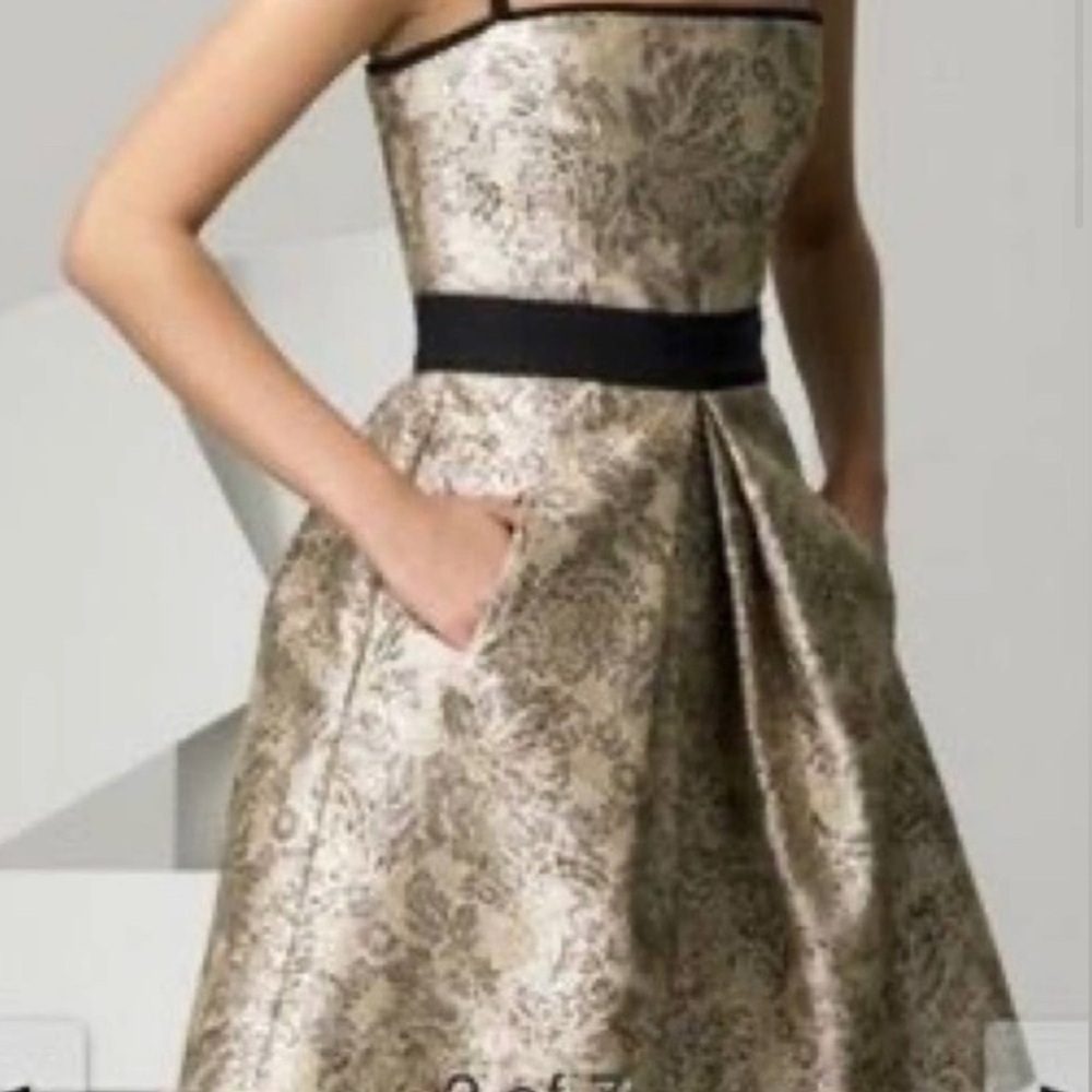 D&G gold foil “Amy Winehouse” Dress